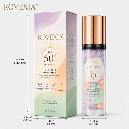 ROVEXIA™ Three-Color Protective Isolation Cream with SPF 50 Coverage