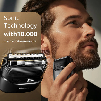 🪒 Men’s Mini Foil Shaver – IPX7 Waterproof Wet & Dry Portable Razor