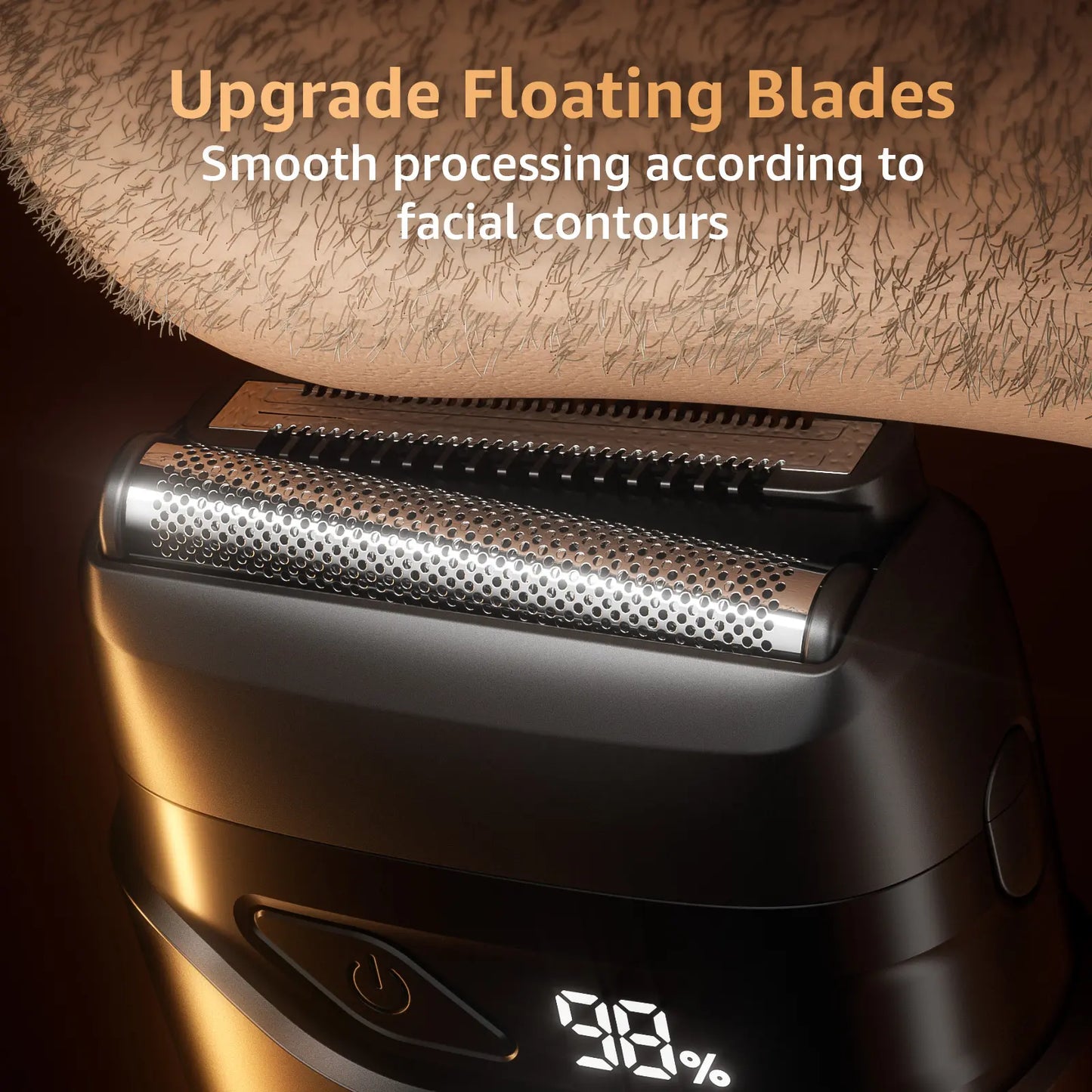 🪒 Men’s Mini Foil Shaver – IPX7 Waterproof Wet & Dry Portable Razor