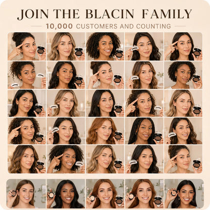 Blacin Eyebrow Stamp Kit – Waterproof & Natural Finish