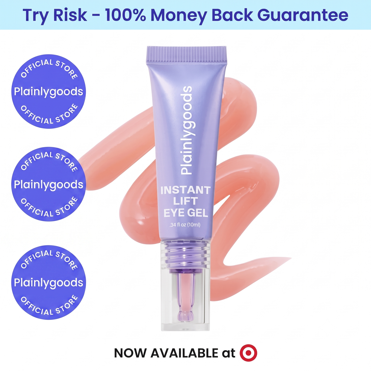 Plainlygoods Instant Lift Eye Gel – Bye Bye Eye Bags & Dark Circles