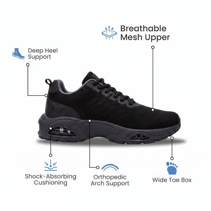 Faventina™ SHIFT-12 — Work Sneakers for Men | 12-Hour Support on Hard Floors