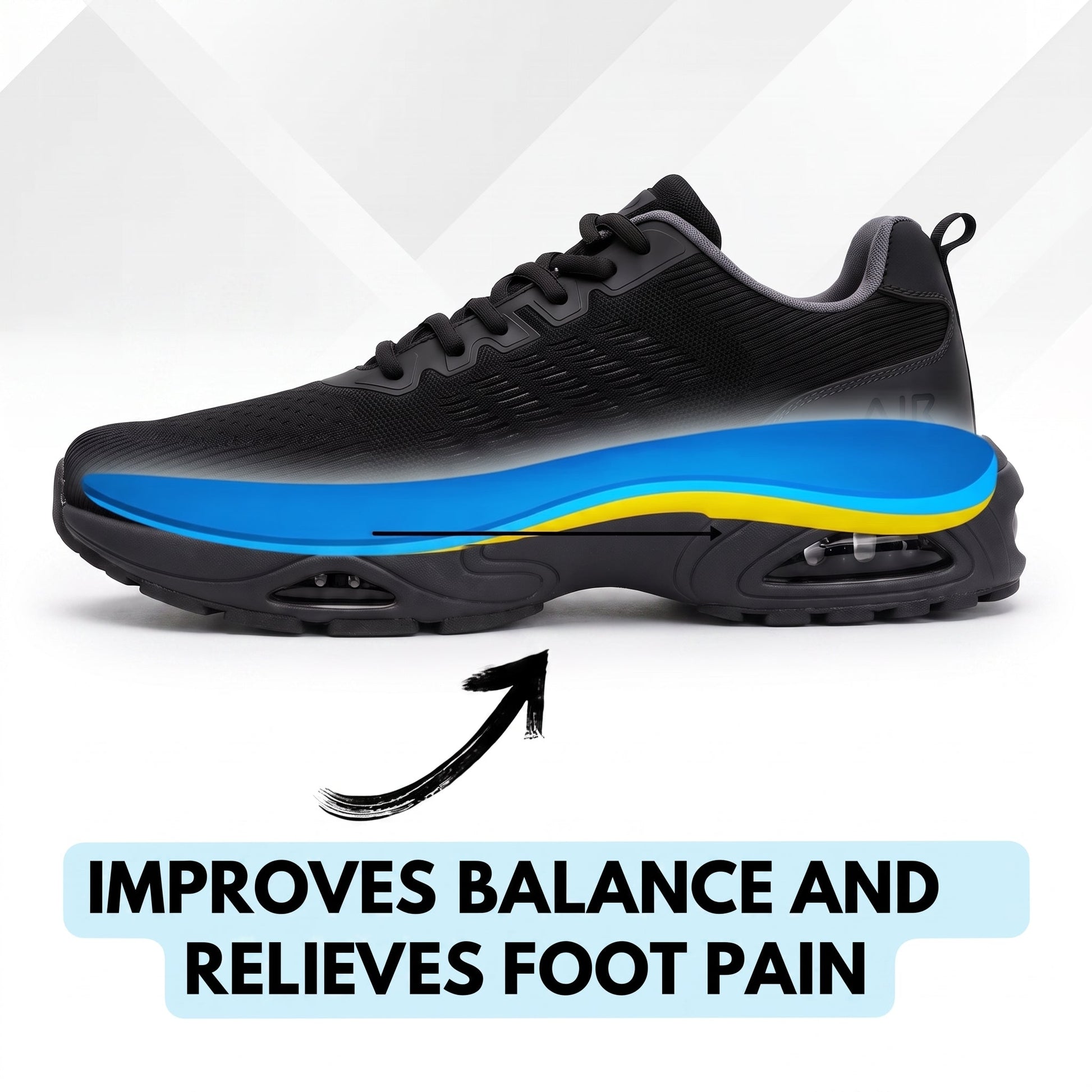 Faventina™ SHIFT-12 — Work Sneakers for Men | 12-Hour Support on Hard Floors