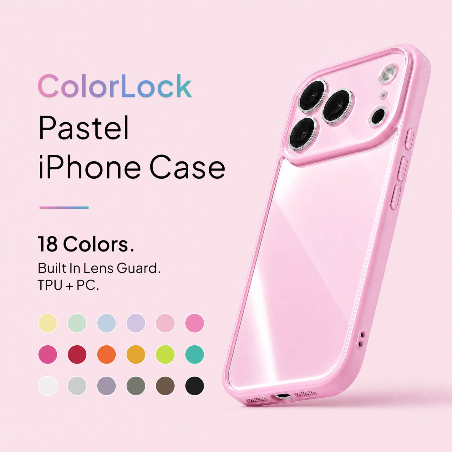 ColorLock Pastel iPhone Case