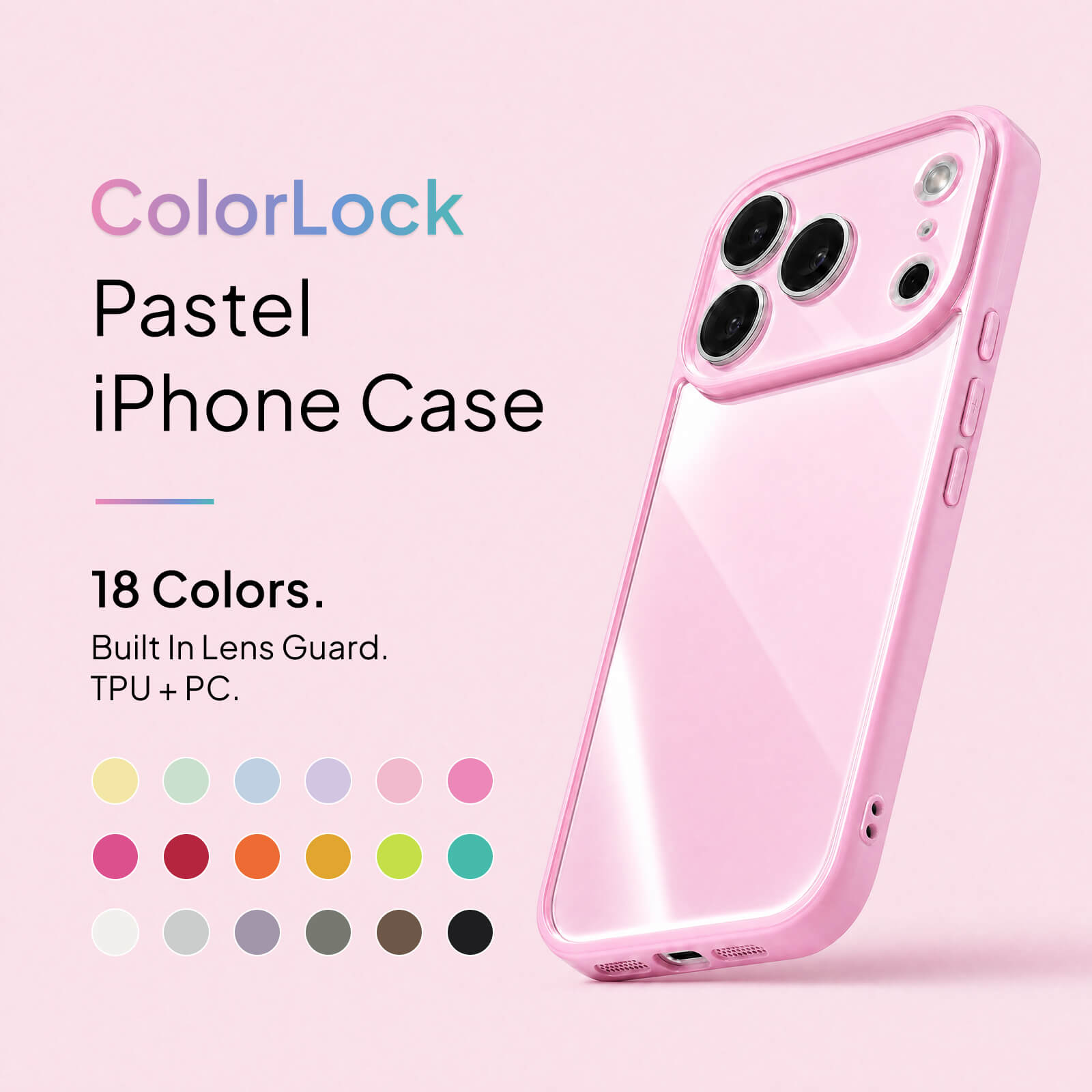 ColorLock Pastel iPhone Case