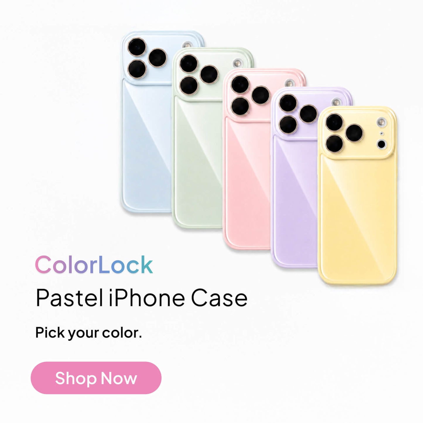 ColorLock Pastel iPhone Case