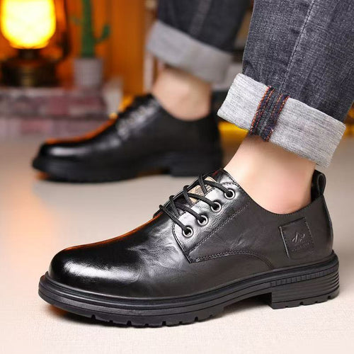British-style business leather shoes