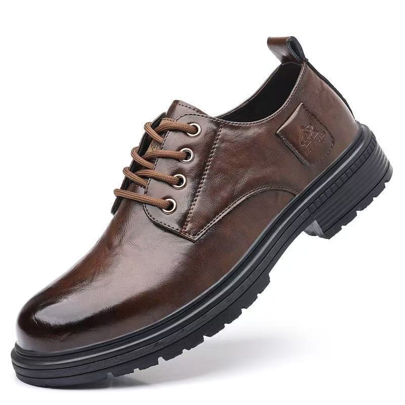 British-style business leather shoes