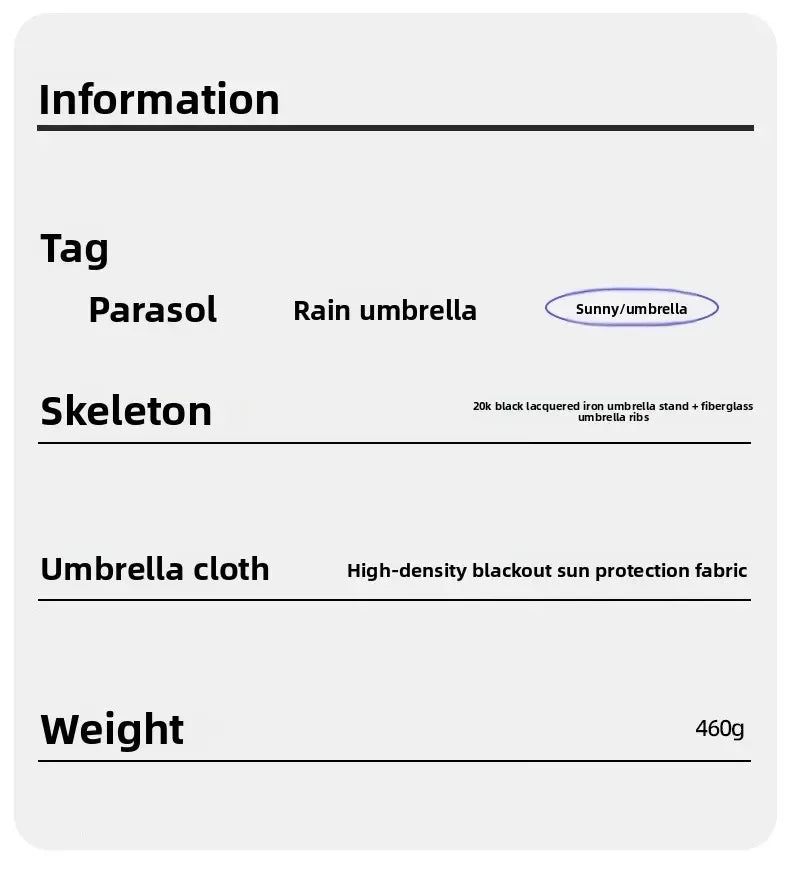 Automatic Umbrella - Loop Buckle
