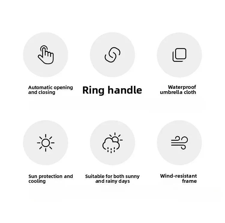 Automatic Umbrella - Loop Buckle