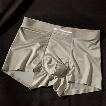BEAUTY- 4 PCS Luxury Ice Silk Boxers For Men