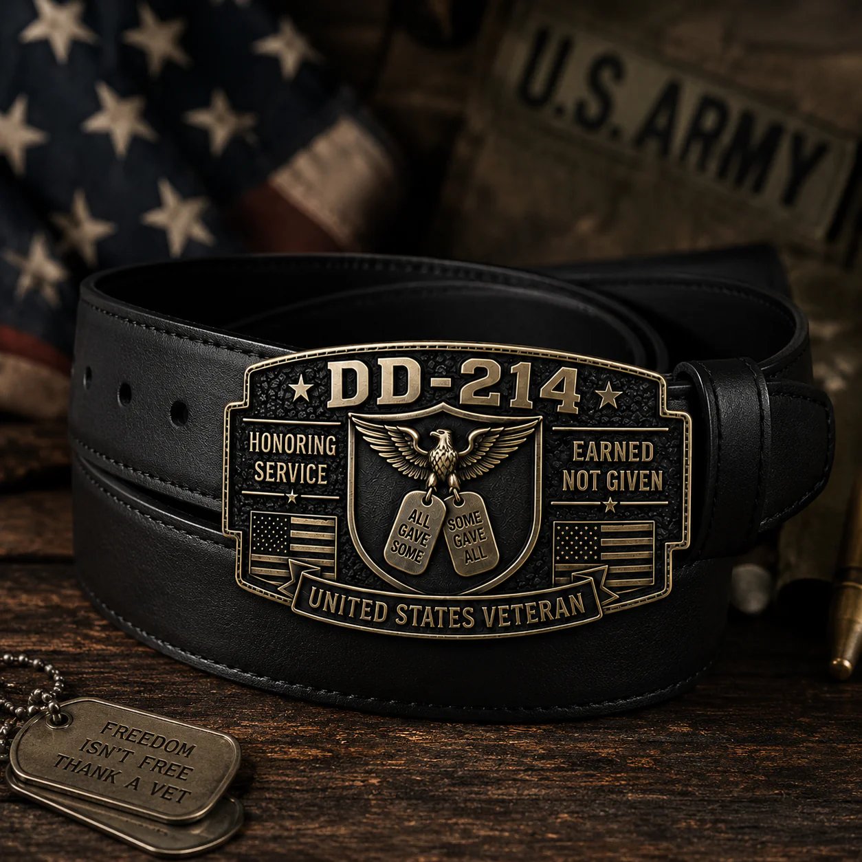🎖️DD-214 Veteran Honor Belt Buckle (✨2026 Limited Edition)