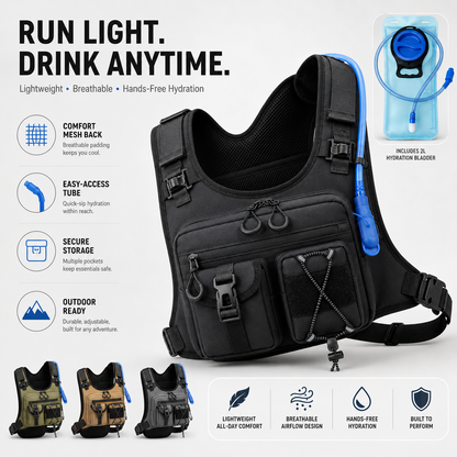 2L Hydration Running Vest | Lightweight Trail Pack