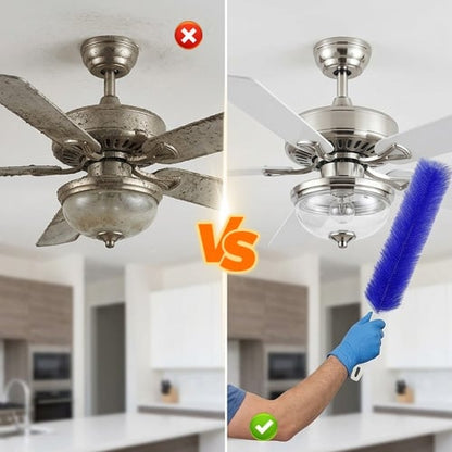 Fan cleaning brush