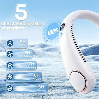 Portable Neck Fan, Bladeless Wearable Personal Fan