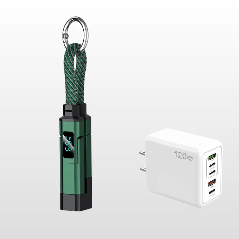 ⏰️Limited Time Flash Sale 🔥4-in-1 Digital Display Keychain Charging Cable