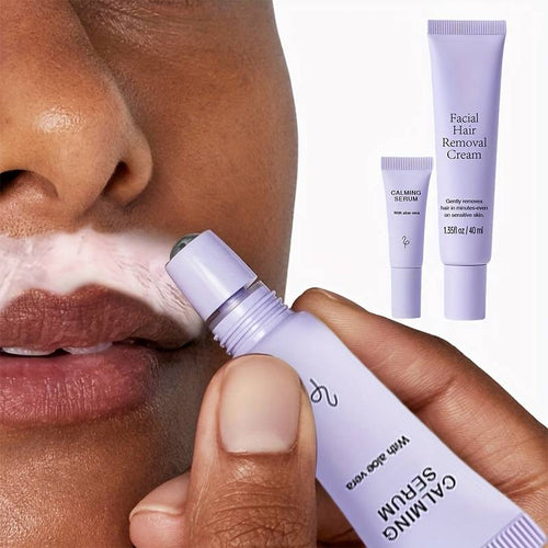 🔥Gentle and Painless Facial Hair Removal Cream （🎁Buy more save more)