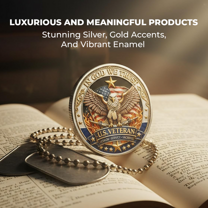 🔥Last Day 50% OFF🔥250 Years of Freedom Veteran Tribute Coin