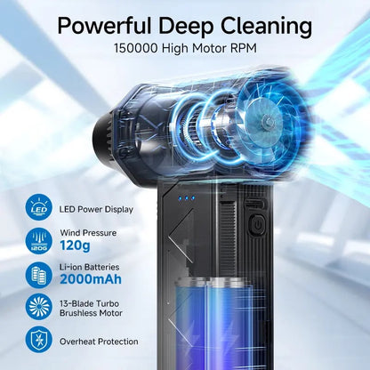 🔥180W Ultra-Powerful Cordless Electric Air Duster