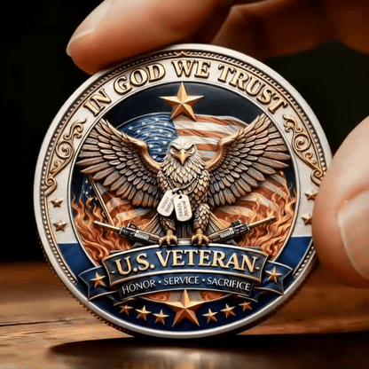 🔥Last Day 50% OFF🔥250 Years of Freedom Veteran Tribute Coin