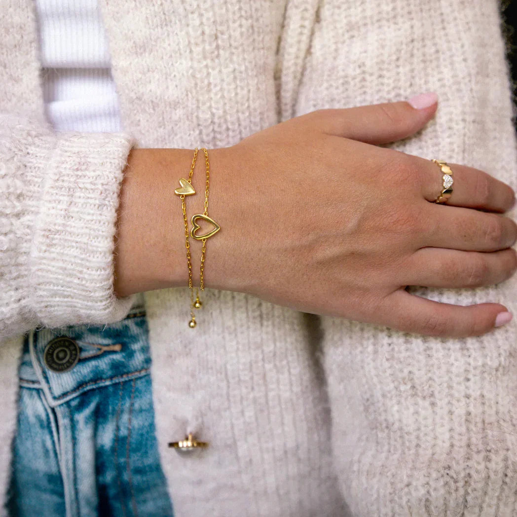 Matching Hearts Bracelet