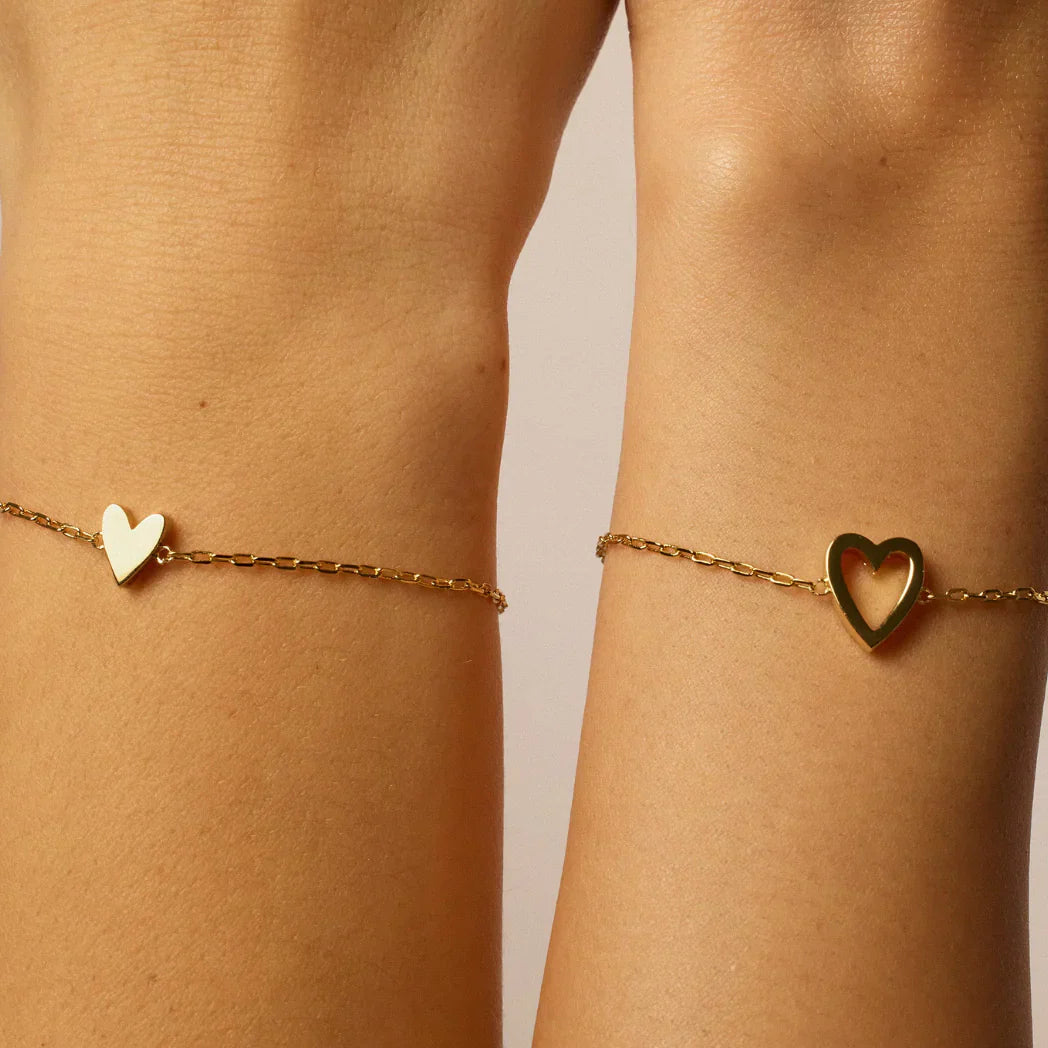 Matching Hearts Bracelet