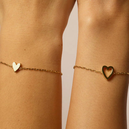 Matching Hearts Bracelet