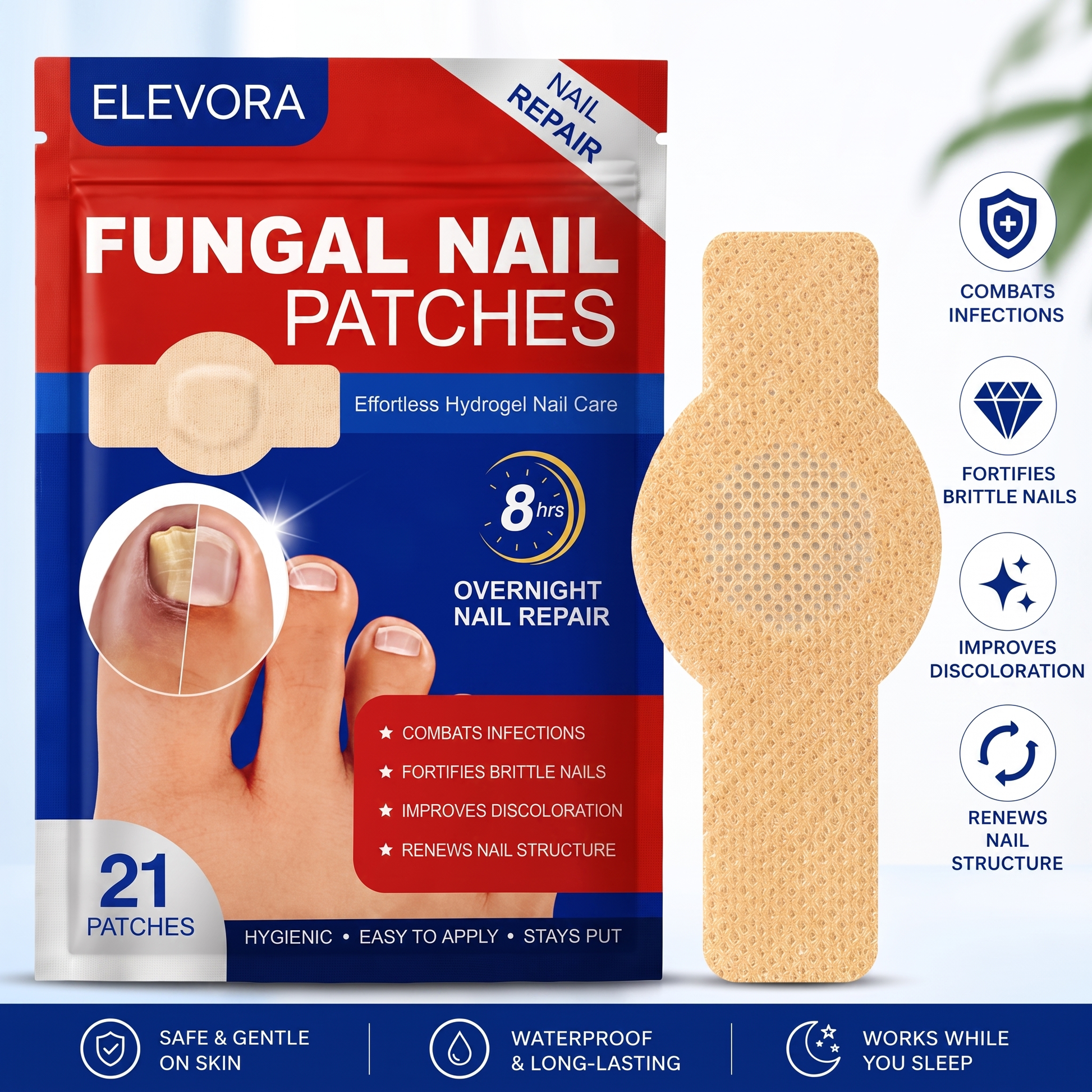 Elevora Fungal Nail Repair Patches
