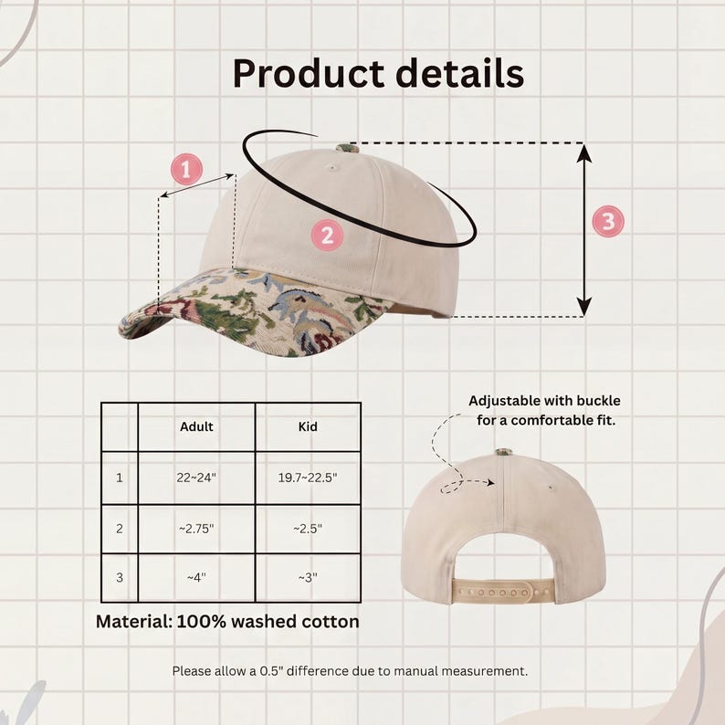 My Husband Out Here FLoral Hat