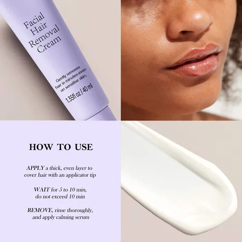 🔥Gentle and Painless Facial Hair Removal Cream （🎁Buy more save more)