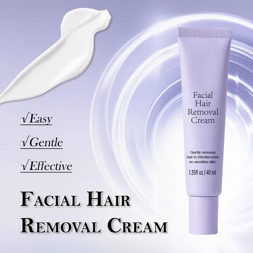 🔥Gentle and Painless Facial Hair Removal Cream （🎁Buy more save more)
