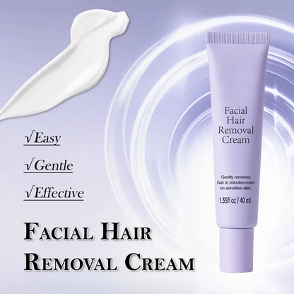 🔥Gentle and Painless Facial Hair Removal Cream （🎁Buy more save more)