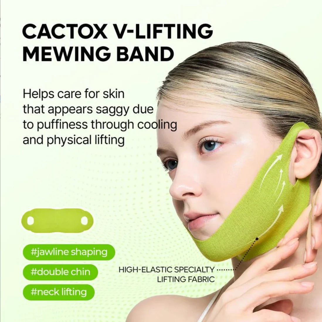 🔥Final 3 Hours: 50% OFF ！！！！Novocanvas Cactus V-Lift Face Band