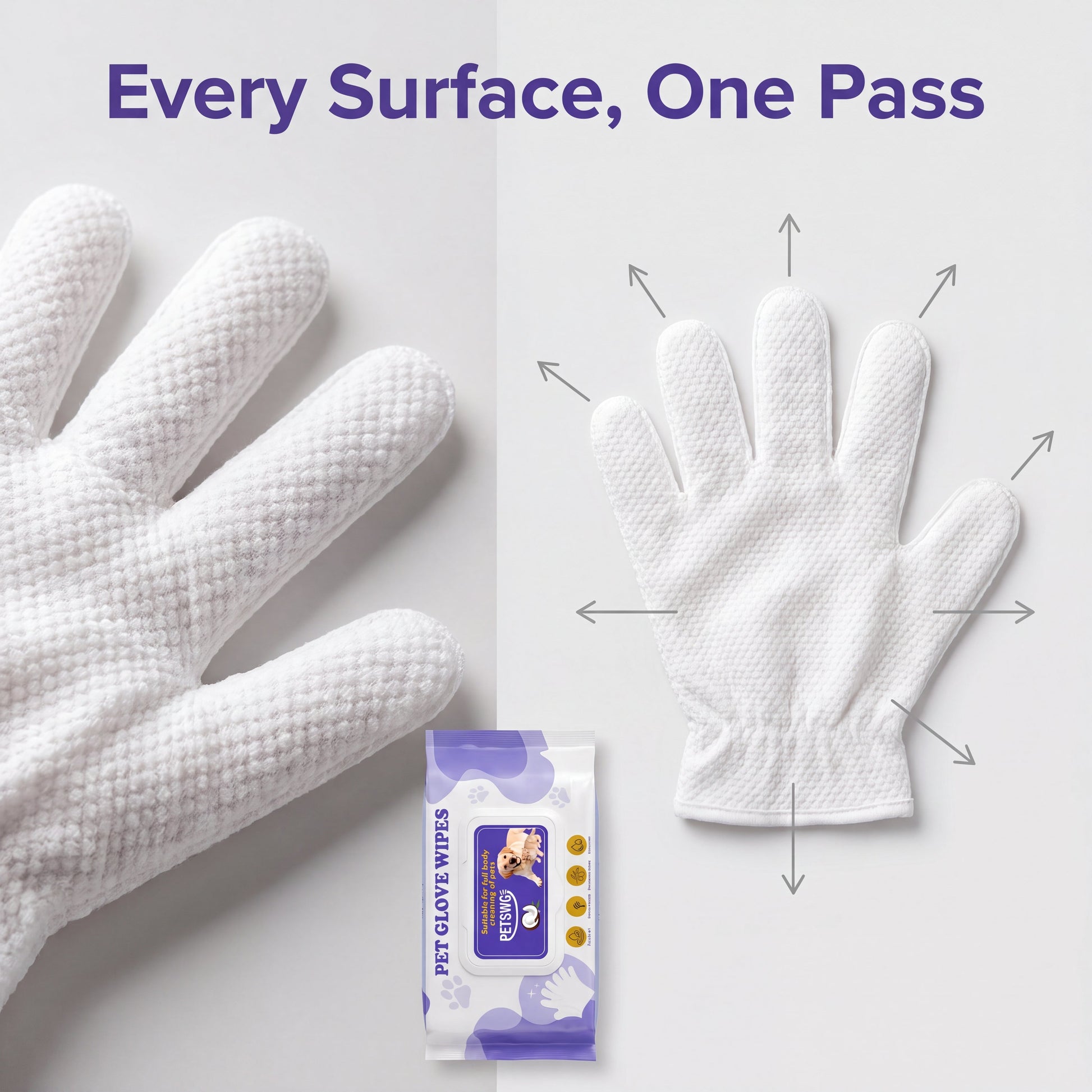 Anovri Pet Glove Wipes