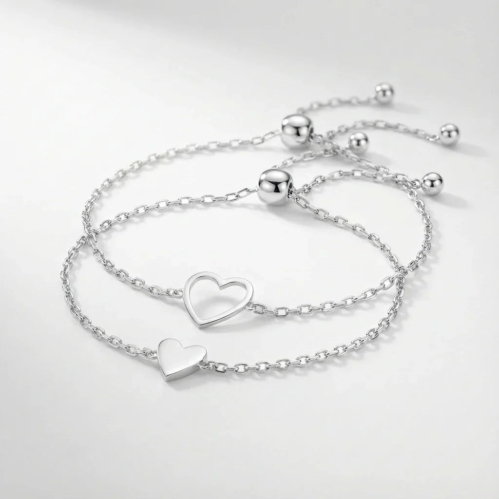 Matching Hearts Bracelet