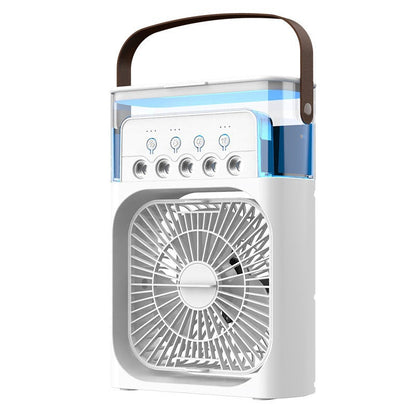 💚Cool Nova™ Portable Mini Air Cooler Fan | Portable Humidifier Air Cooler Mist Fan Mini Table Fan for Home with 3 Speed Mode with Water Spray