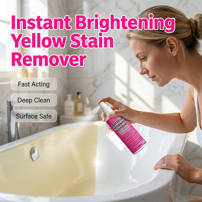 🥳2026 HOT SALE🥳💞50K+ SOLD!🛁💧 50% OFF! Bathtub Yellow Stain Remover – Instantly brightens aged plastics and acrylics. Fast-acting, no scrubbing. Restore a like-new shine! ✨🧽