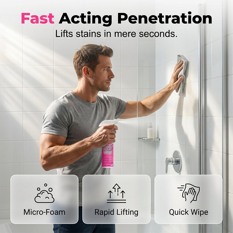 🥳2026 HOT SALE🥳💞50K+ SOLD!🛁💧 50% OFF! Bathtub Yellow Stain Remover – Instantly brightens aged plastics and acrylics. Fast-acting, no scrubbing. Restore a like-new shine! ✨🧽