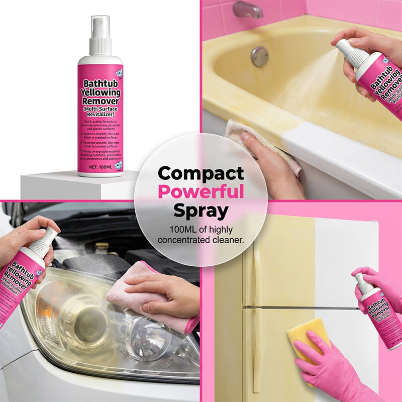 🥳2026 HOT SALE🥳💞50K+ SOLD!🛁💧 50% OFF! Bathtub Yellow Stain Remover – Instantly brightens aged plastics and acrylics. Fast-acting, no scrubbing. Restore a like-new shine! ✨🧽