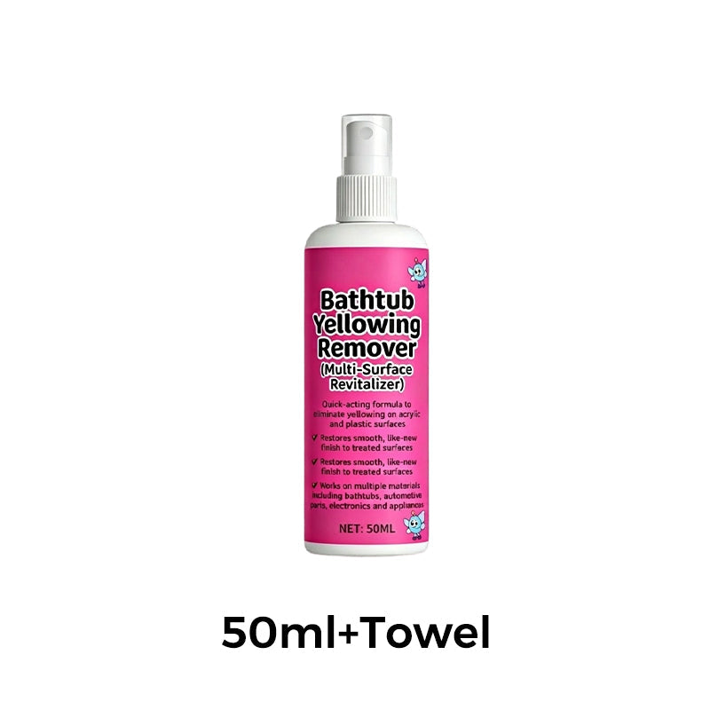 🥳2026 HOT SALE🥳💞50K+ SOLD!🛁💧 50% OFF! Bathtub Yellow Stain Remover – Instantly brightens aged plastics and acrylics. Fast-acting, no scrubbing. Restore a like-new shine! ✨🧽