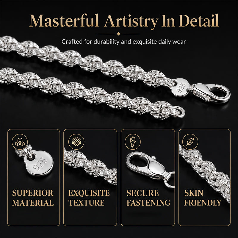 ⏰Trendy Dragon Scale Chain Bracelet & Necklace